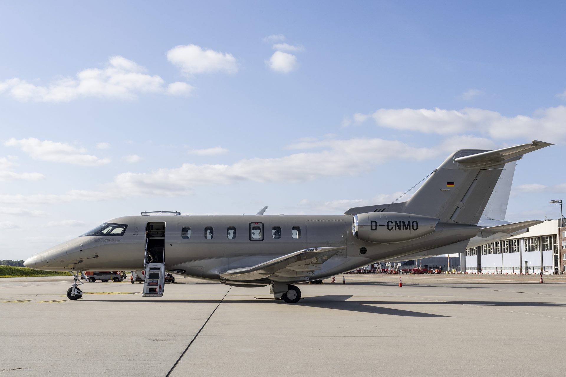 Pilatus PC-24 D-CNMO exterior side view